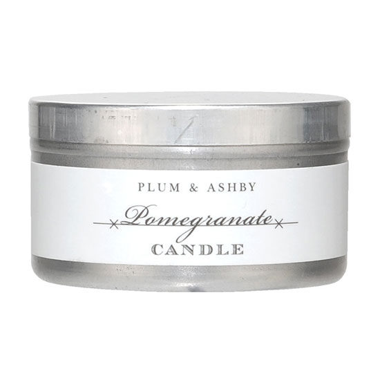 Plum & Ashby Pomegranate Scented Tin Candle