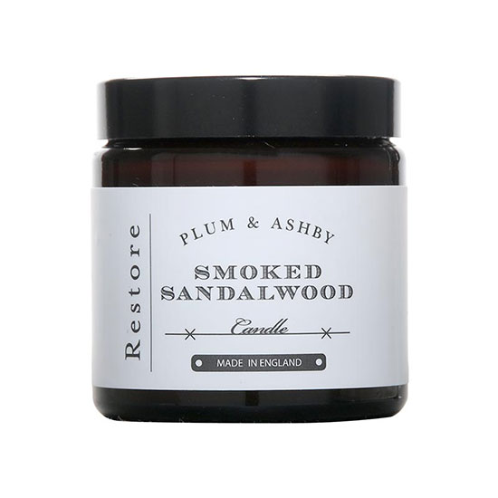 Plum & Ashby Smoked Sandalwood Travel Candle