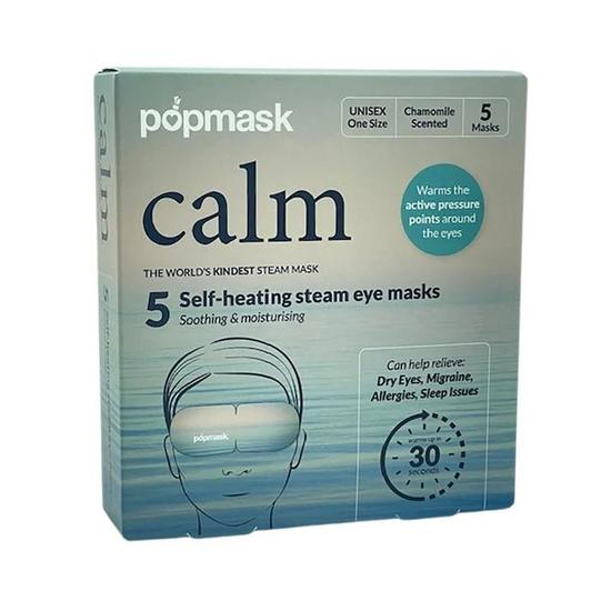 Pop Mask Calm 5 Self Heating Steam Eye Mask