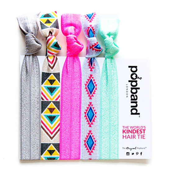 Popband London 'Tribal' Hair Ties Multi Pack