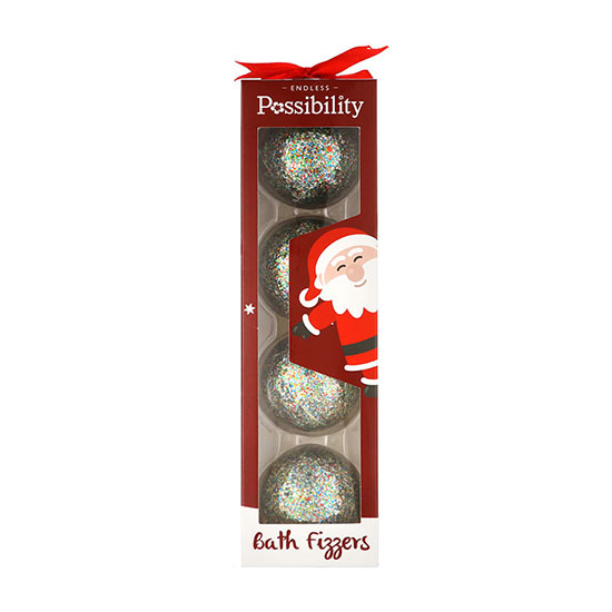 Possibility Bath Fizzer Bar Fun Christmas Fizzers 4 x