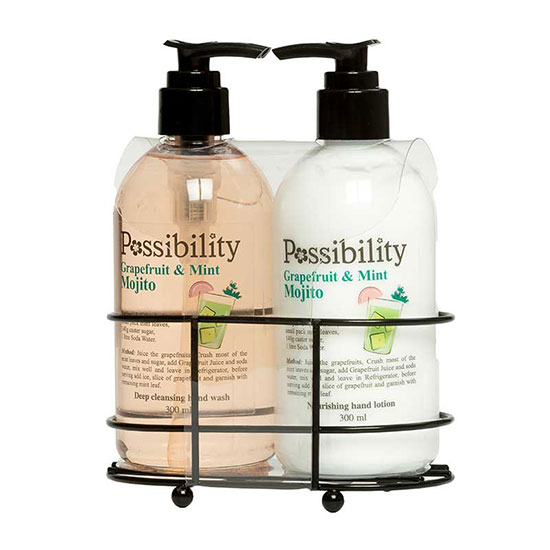 Possibility Hand Wash Set In Wireholder