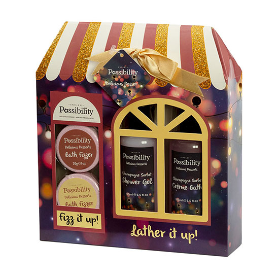 Possibility Pink Champagne Bath Set