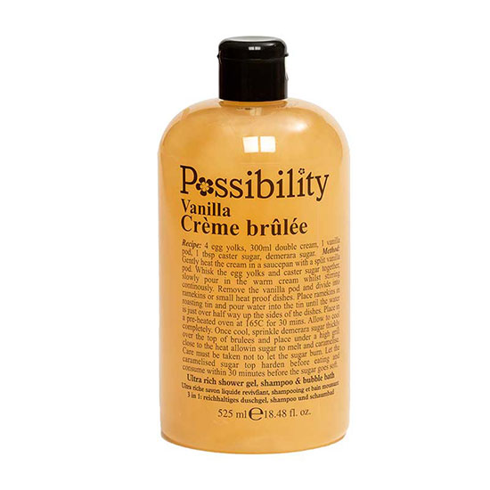 Possibility Vanilla Creme Brulee 3in1 Body Wash & Bath Foam
