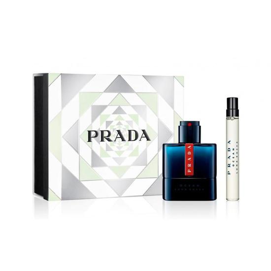 Prada Luna Rossa Ocean Eau De Toilette Gift Set 50ml + 10ml Eau De Toilette