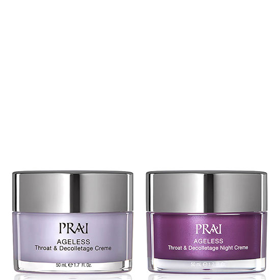 PRAI AGELESS Throat & Decolletage Day & Night Rescue Duo