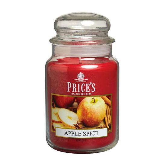 Price's Apple Spice Large Jar Candle 1kg