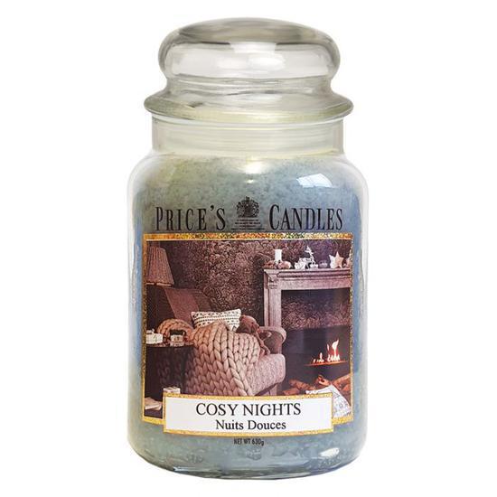 Price's Candles Cosy Nights Large Jar Candle 1kg