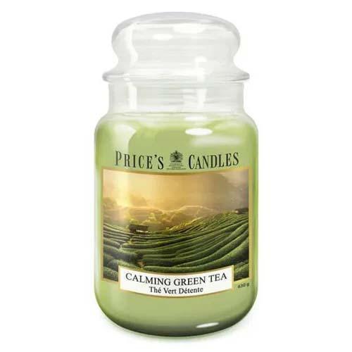 Price's Candles Prices Candles Large Jar Calming Green Tea