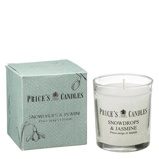 Price's Candles Snowdrops & Jasmine Luxury Boxed Jar Candle