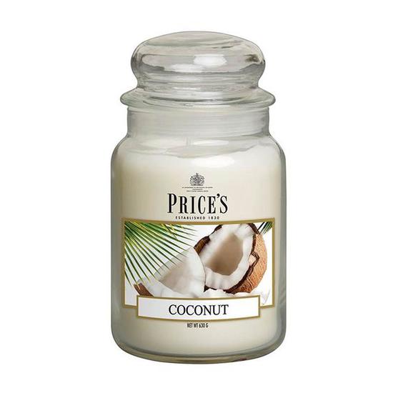 Price's Coconut Large Jar Candle