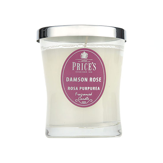 Price's Damson Rose Medium Signature Candle