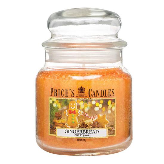 Price's Candles Gingerbread Medium Jar Candle