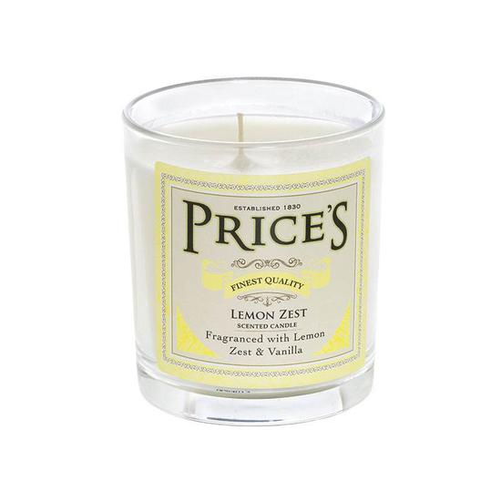 Price's Lemon Zest Boxed Jar Candle 400g