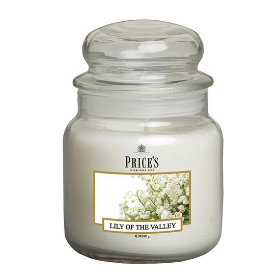 Price's Candles Lily Of The Valley Medium Jar Candle