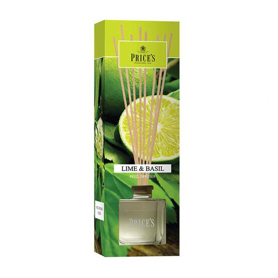 Price's Lime & Basil Reed Diffuser 100ml