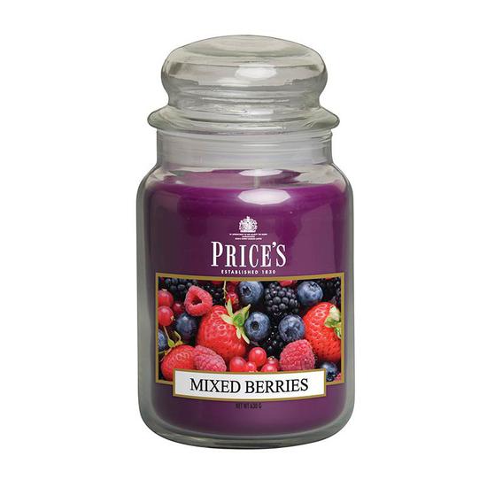 Price's Mixed Berries Large Jar Candle