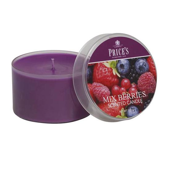 Price's Mixed Berries Tin Candle 120g