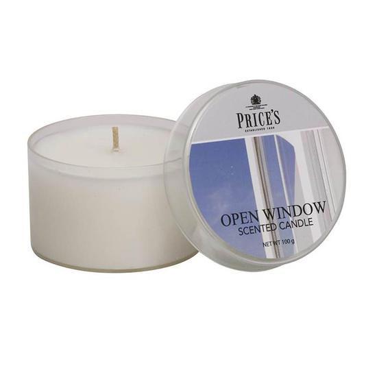 Price's Open Window Tin Candle 120g