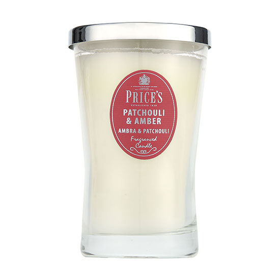 Price's Patchouli & Amber Large Signature Candle