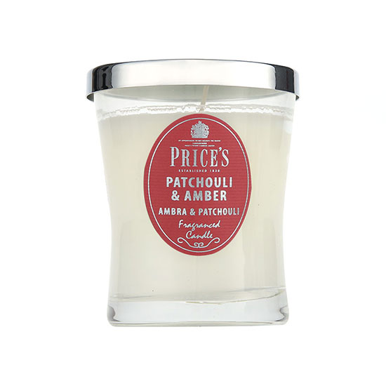 Price's Patchouli & Amber Medium Signature Candle