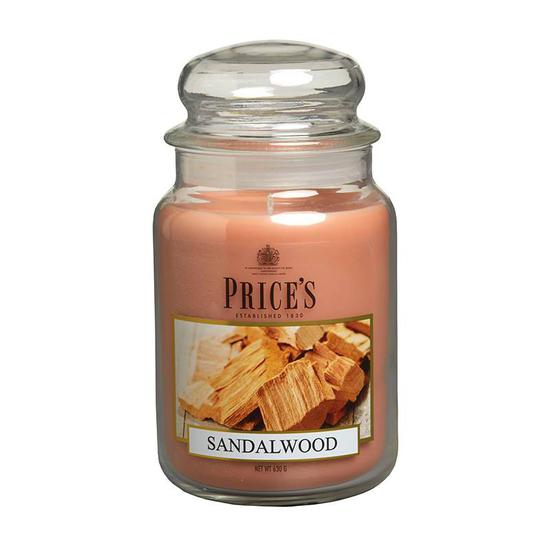 Price's Sandalwood Large Jar Candle 1kg