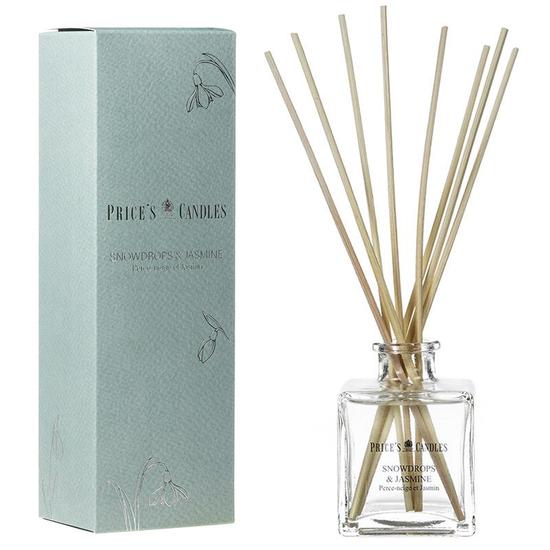 Price's Candles Snowdrops & Jasmine Luxury Reed Diffuser