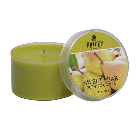 Price's Sweet Pear Tin Candle 120g