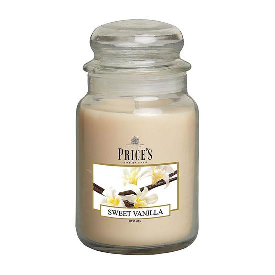 Price's Candles Sweet Vanilla Large Jar Candle 1kg