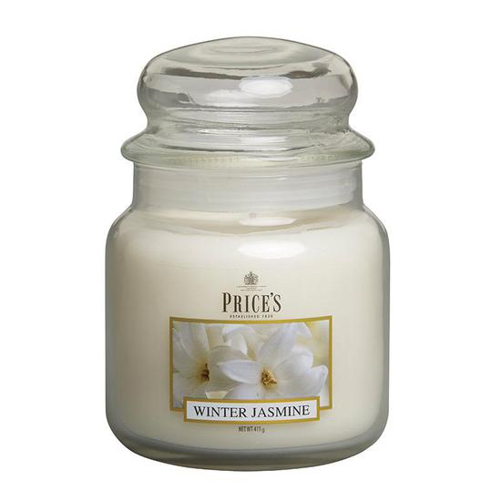 Price's Candles Winter Jasmine Medium Jar Candle
