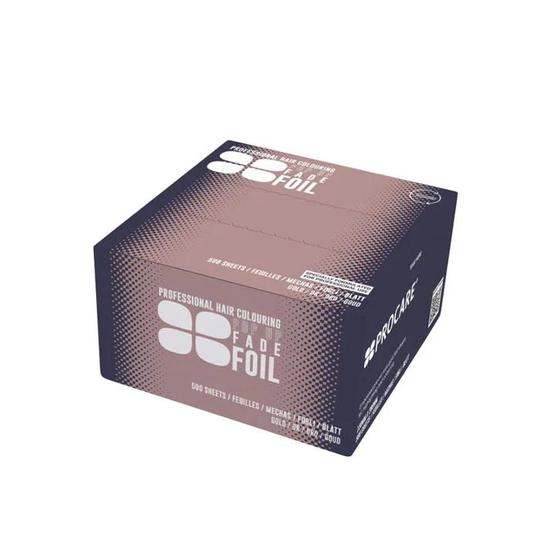 ProCare Professional Hair Colouring Embossed Pop Up Fade Foil Gold 500 Sheets