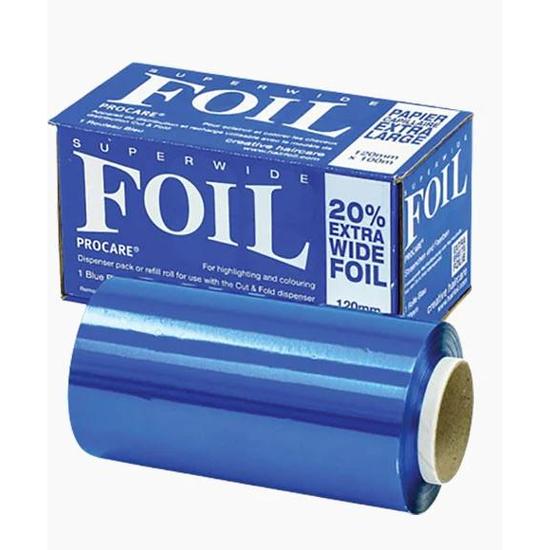 ProCare Superwide Foils For Highlighting & Colouring Blue Roll