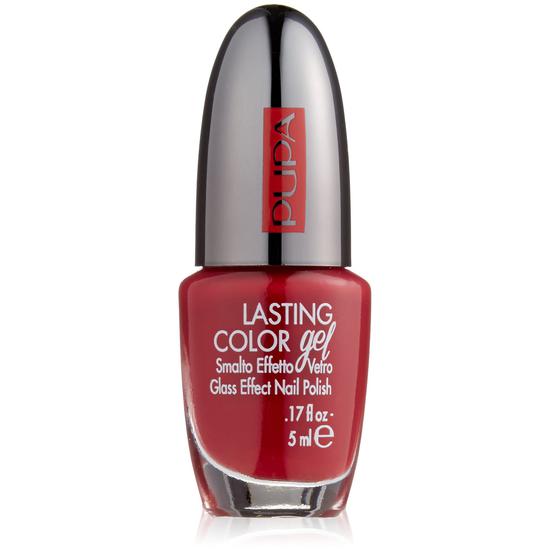 PUPA Lasting Colour Gel Gloss Effect Black Burgundy Nail Polish