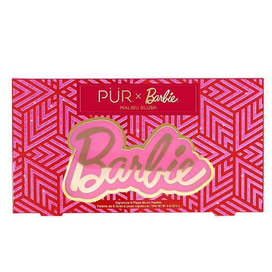 PÜR X Barbie Malibu Blush Signature 6-Piece Blush Palette