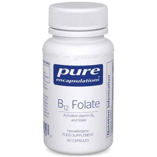 Pure Encapsulations B12 Folate Capsules 60 Capsules
