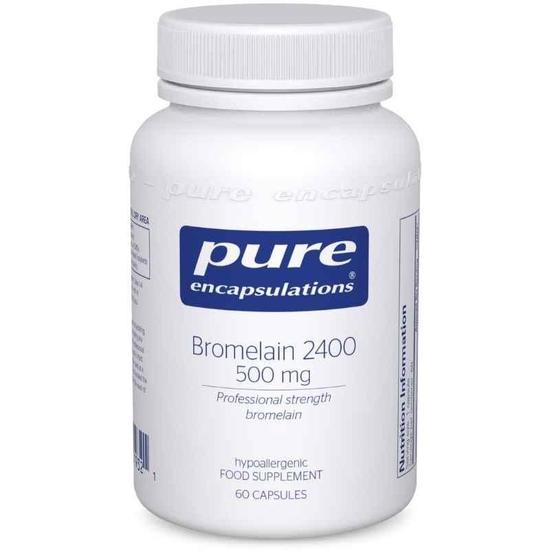 Pure Encapsulations Bromelain 2400 500mg Capsules 60 Capsules