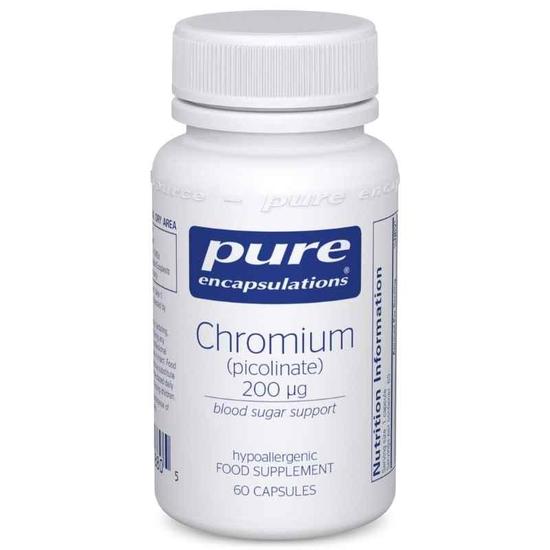 Pure Encapsulations Chromium Picolinate 200mcg Capsules 60 Capsules