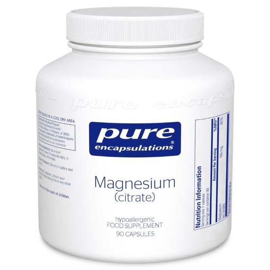 Pure Encapsulations Magnesium Citrate Capsules 90 Capsules