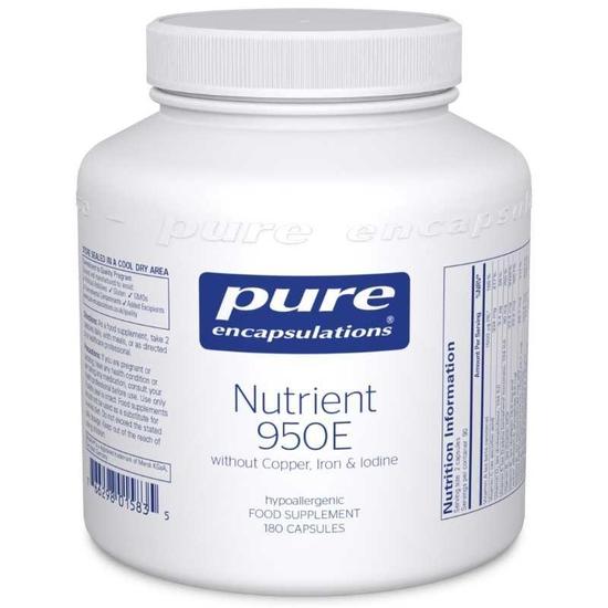 Pure Encapsulations Nutrient 950e Without Cu, Fe & Iodine Capsules