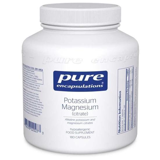Pure Encapsulations Potassium Magnesium Citrate Capsules 180 Capsules