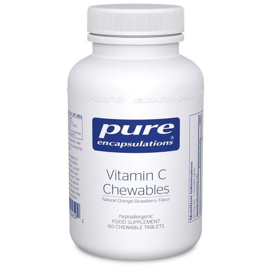 Pure Encapsulations Vitamin C Chewable Tablets 60 Tablets