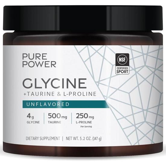 Pure Power Glycine Taurine & L-Proline Unflavored 150g