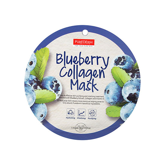 Purederm Blueberry Collagen Mask