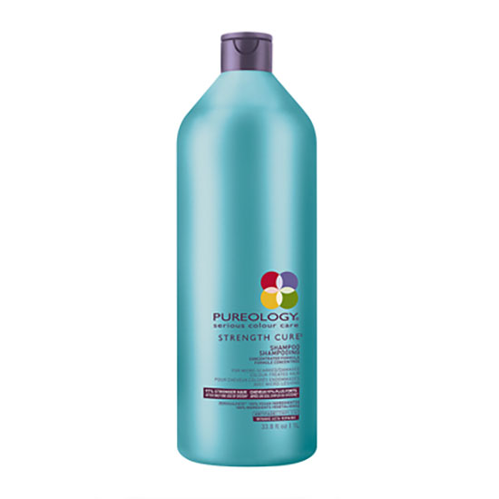 Pureology Strength Cure Duo Set: Shampoo & Conditioner 250ml: For Damaged & Colour Treated Hair
