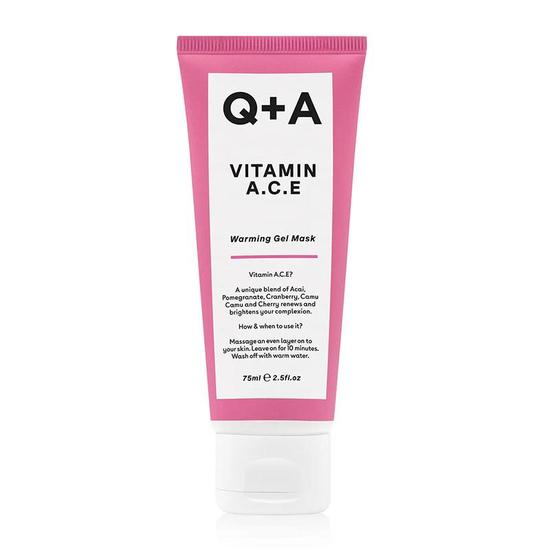 Q+A Vitamin A.C.E Warming Gel Mask 75ml