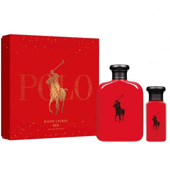 Ralph Lauren Polo Red Eau De Toilette Gift Set 125ml Eau De Toilette Spray & 40ml Travel Spray