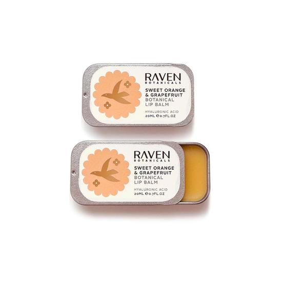 Raven Botanicals Botanical Lip Balm Sweet Orange & Grapefruit
