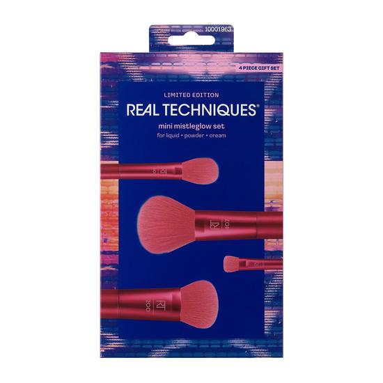 Real Techniques Easy as 123 Makeup Brush Kit, 4 Piece Set 