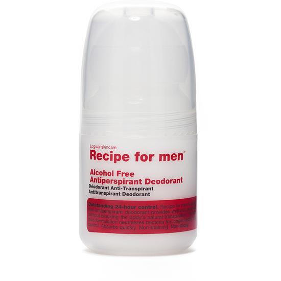 Recipe For Men Alcohol Free Antiperspirant Roll On Deodorant 60ml