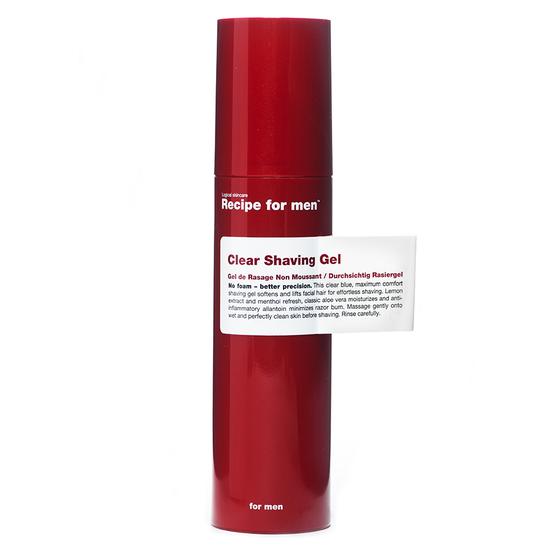 Recipe For Men Clear Shaving Gel 100ml